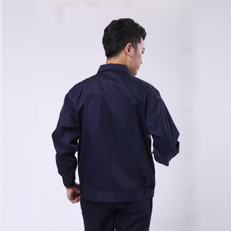 深藍(lán)色商場超市工作服AC070-CS