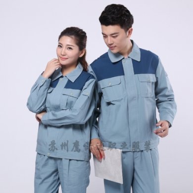 全棉春秋工作服勞保，春秋工作服