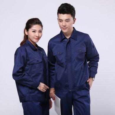 全棉春秋工作服勞保，春秋工作服
