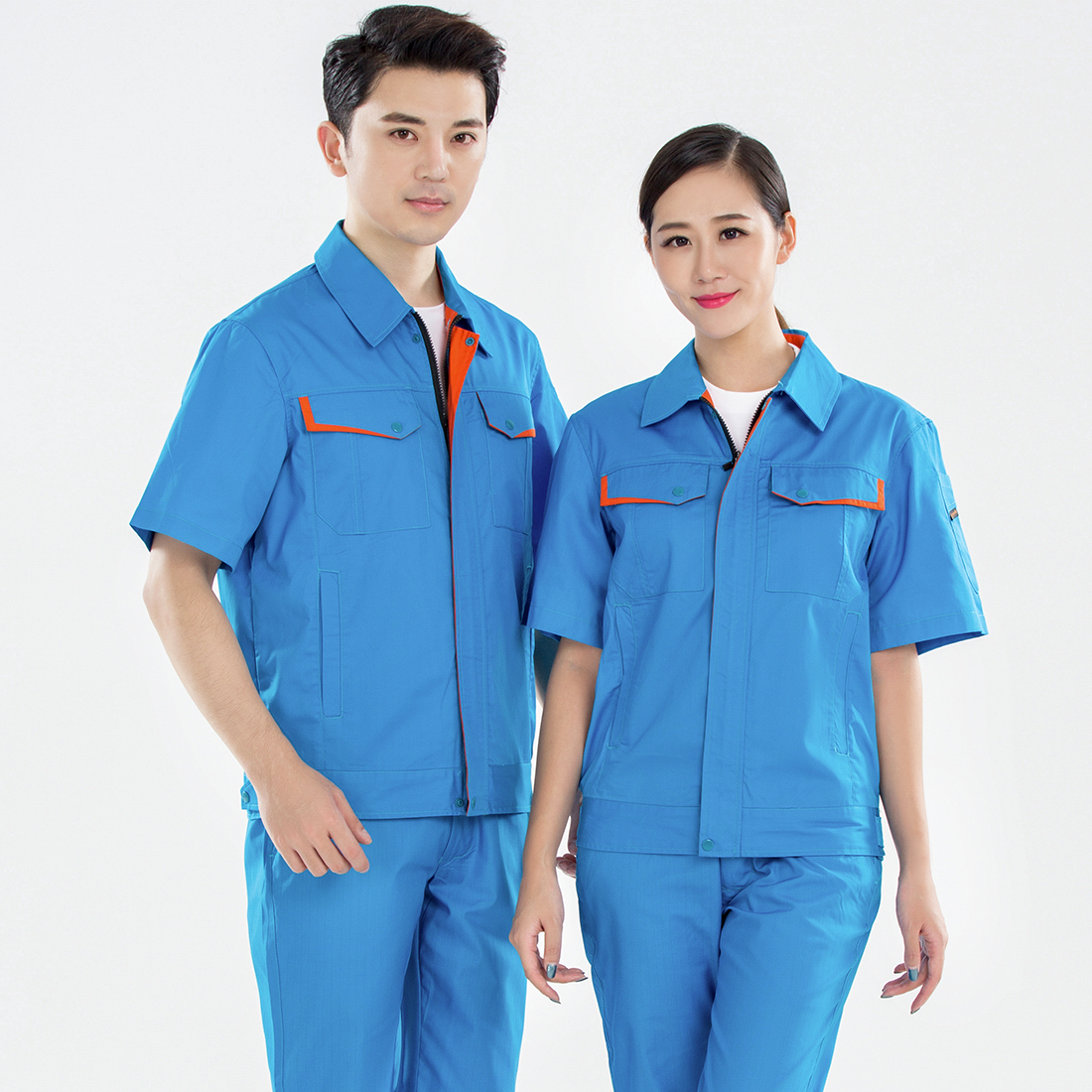 夏季機修工作服的款式-定制夏季機修工作服-鷹諾達(dá)